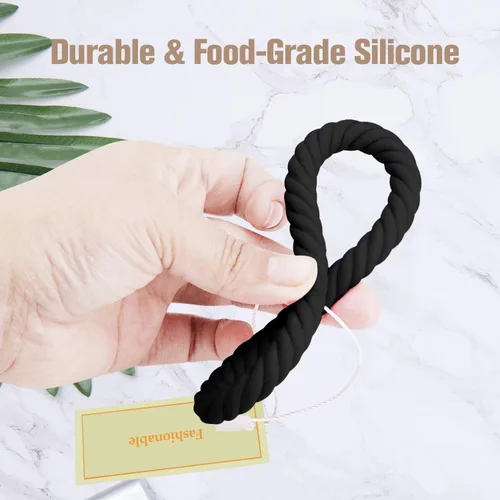 Vista 2 de Idakekiy Llavero de silicona para pulsera y llavero para mujer y niña