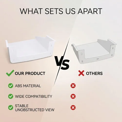 Vista 3 de Universal Outdoor Camera Sun Rain Shade Protective Roof, ABS, for Camera