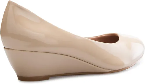 Vista 3 de Olivia K - Zapatos de plataforma baja para mujer, punta redonda, con brillos