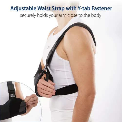 Vista 6 de Comforband Duluxe - Cabestrillo para hombro con eslinga ajustable para el brazo – Cabestrillo médico con correas ajustables para el hombro