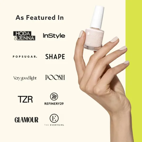 Vista 9 de Dazzle Dry Esmalte de uñas (paso 3) - Ascua - Un rojo quemado con sutiles matices naranjas. Brillo de cobertura completa. (0.5 fl oz)