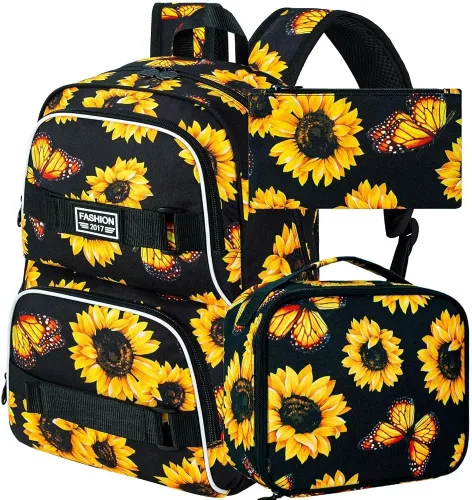 Vista 13 de Mochila de 17 pulgadas para niños y hombres, juego de 3 mochilas para portátiles universitarios para adolescentes y estudiantes, resistente al agua