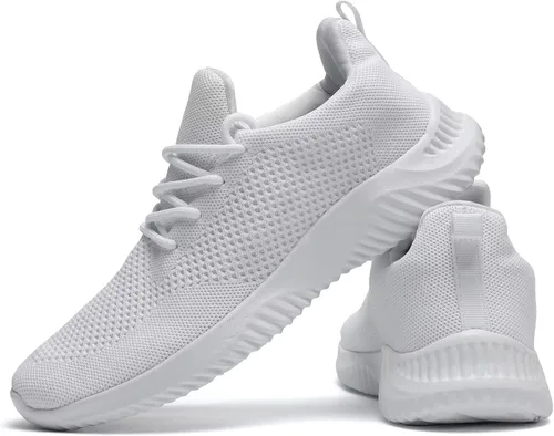 Vista 8 de Zapatos de tenis sin cordones para hombre, ligeros, transpirables, informales, suela suave, malla para el trabajo, gimnasio, tenis