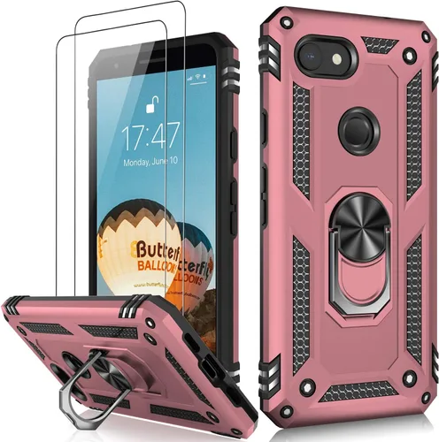 Vista 49 de LUMARKE para Google Pixel 3A XL - Funda con protector de pantalla, funda protectora grado militar probada contra caídas de 16 pies con soporte