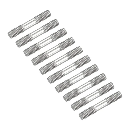 Vista 47 de METALLIXITY Tornillos de doble extremo (rosca M3, 0.787 in de longitud), 20 unidades, acero inoxidable 304, pernos de varilla roscados dobles