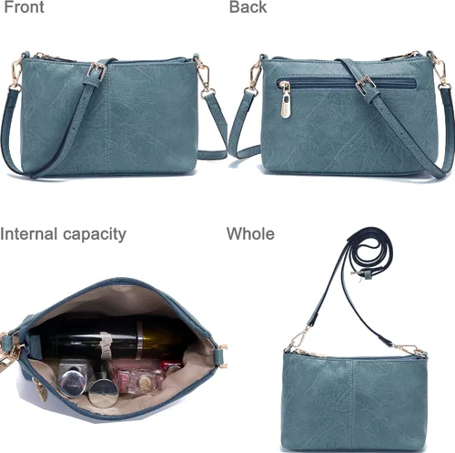 Vista 7 de Bolsos cruzados grandes para mujer, bolso de hombro para mujer, bolso y cartera para mujer, bolsos Hobo