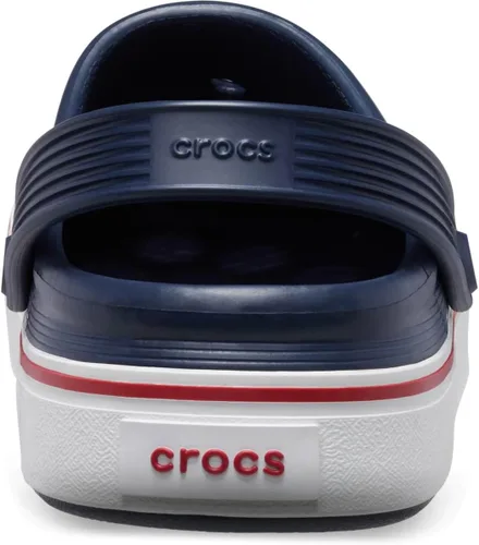 Vista 8 de Crocs Zuecos unisex para adultos con plataforma fuera de la cancha Azul marino