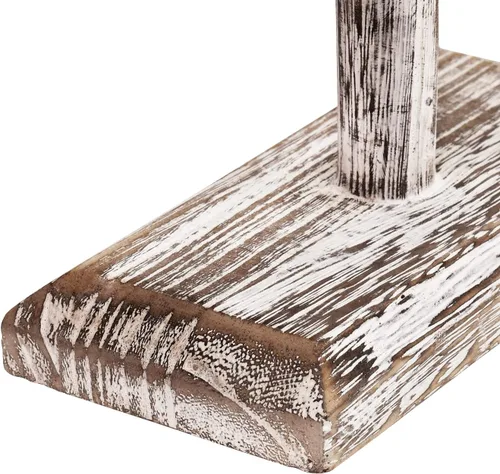 Vista 6 de Ikee Design Soporte de exhibición de madera para pulsera, soporte de almacenamiento de joyas de madera para exhibición de tiendas, vitrinas