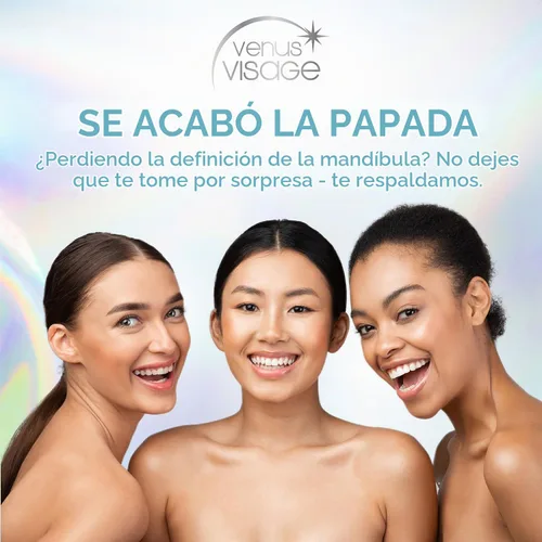 Vista 7 de Venus Visage Correa de elevación facial para definición de línea de mandíbula, correa de barbilla reutilizable para dormir, esculpe visualmente