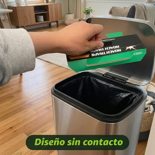 Vista 8 de USKICH Paquete de 40 trampas para cucarachas para interiores, trampas adhesivas para cucarachas, trampas de pegamento para cucarachas, trampas