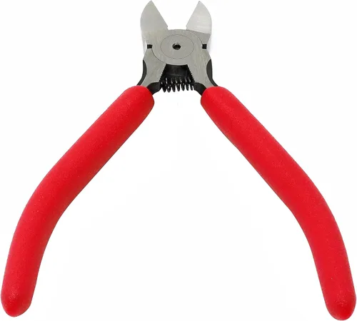 Vista 7 de iexcell - Alicates cortacables (10,2 cm, mango de color rojo, acero cromo-vanadio)
