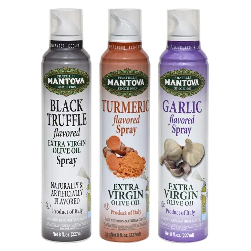 Vista 15 de Mantova Spray de Aceite de Oliva Extra Virgen de 8.5 onzas, Botella de Spray - Controla la Cantidad de Aceite - Ideal para Ensaladas y Cocina