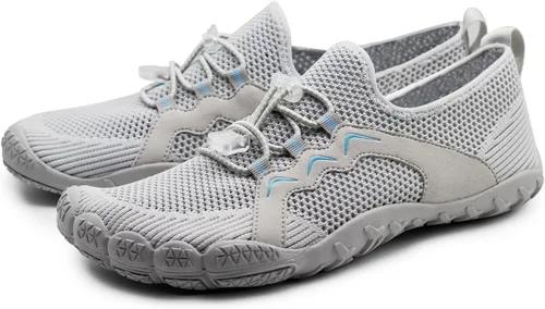 Vista 2 de Teemie Zapatos de agua para hombre y mujer, secado rápido, atléticos, zapatos deportivos para exteriores, surf, kayak, caminar, senderismo