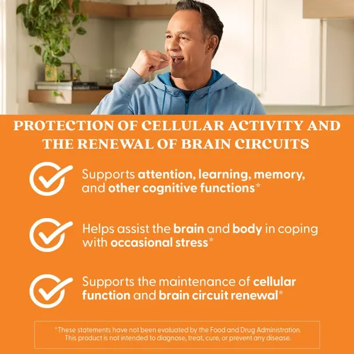 Vista 6 de Doctor's Best Natural Brain Enhancers - Suplemento de salud cerebral para apoyo de memoria y concentración, fosfatidilserina, alfa GPC y cápsulas