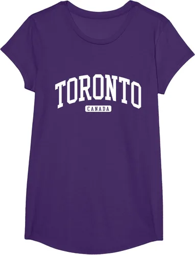 Vista 59 de Camiseta estilo universitario de Toronto Canada, Negro