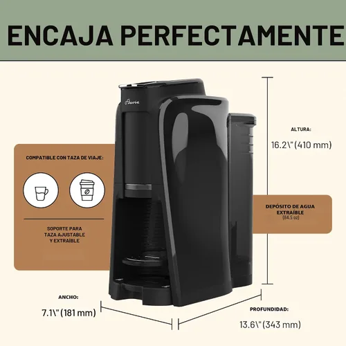 Vista 9 de Flavia Aroma Brewer - Máquina de café, hace café, lattes, té y otras bebidas calientes o heladas con paquetes frescos de una sola porción, varios