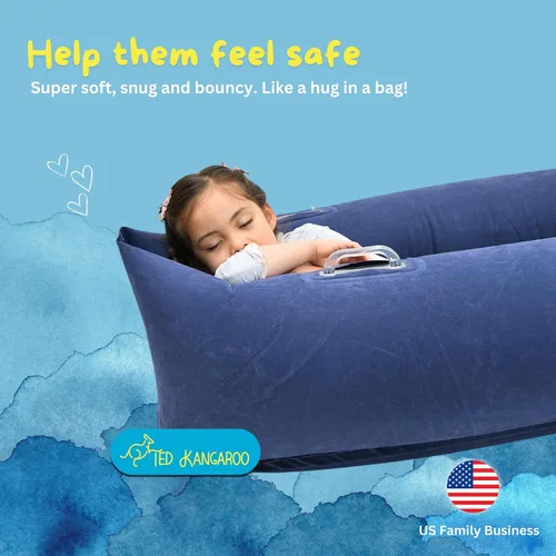Vista 9 de Silla sensorial para niños — Vaina inflable para niños, incluye bomba de aire eléctrica