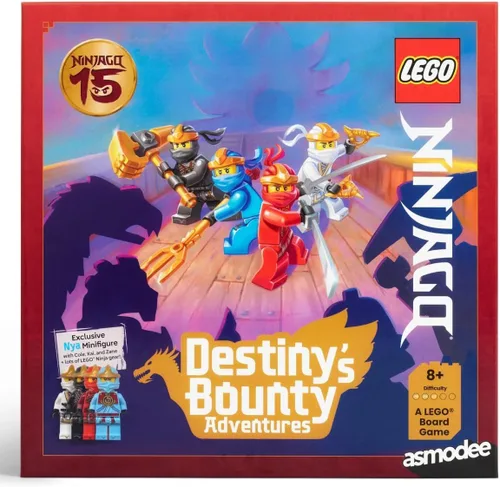 Vista 2 de Asmodee Juego de mesa LEGO Ninjago: Destiny's Bounty Adventures