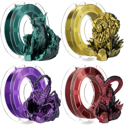 Vista 35 de Conjure PETG Rainbow - Filamento para impresora 3D, 2.2 libras Arco iris-2.2 lbs