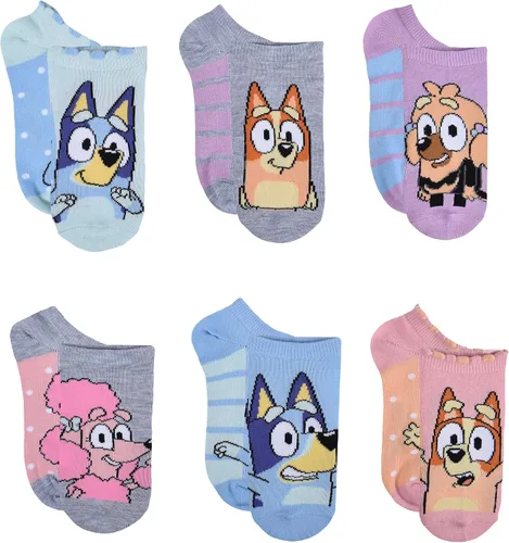 Vista 5 de Bluey 5 unidades de calcetines cortos para porristas Azul (paquete de 5)