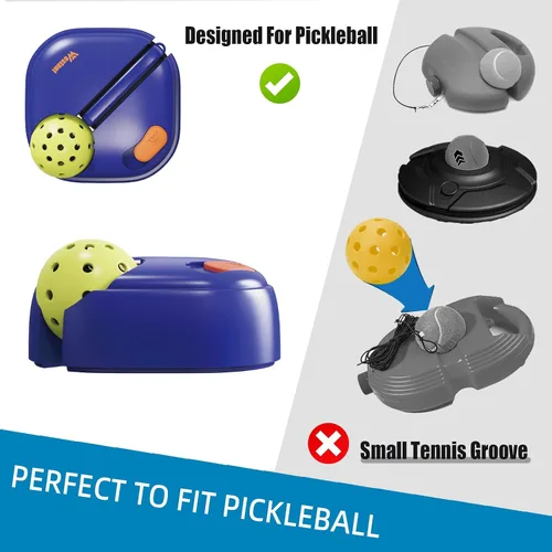 Vista 3 de Westant Match Buddy Pickleball Trainer - Pickle Ball Practice Rebounder with 2 Balls, Pickleball Training Aids for Adults, Kids, for Self Practice