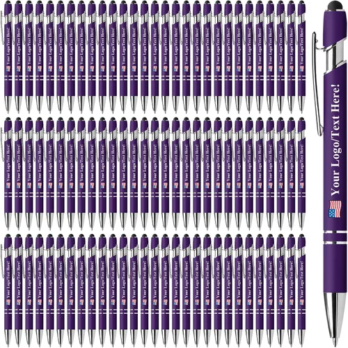 Vista 46 de Bolígrafos personalizados con lápiz capacitivo, bolígrafos personalizados impresos con tu logotipo o mensaje, ideales para regalos, promociones