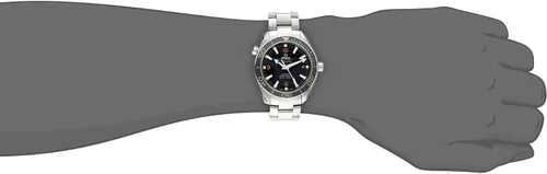 Vista 2 de Omega Reloj analógico para hombre 232.30.42.21.01.003 Planet Ocean con esfera negra, Negro