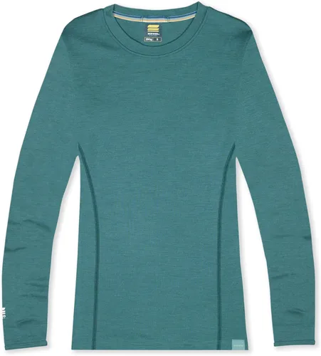 Vista 3 de MERIWOOL Camiseta térmica de manga larga para mujer 100 lana merina de peso medio para mujer