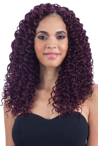 Vista 8 de 2x trenzas sintéticas rizadas FreeTress, cabello en tirabuzones, Paquete de 1