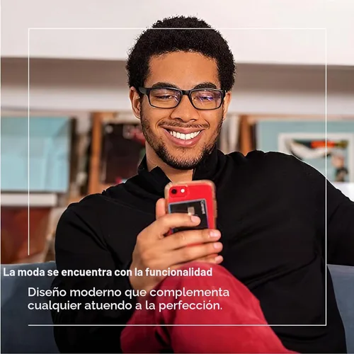 Vista 7 de Readerest - Lentes para lectura con bloqueo de luz azul, bisagras de resorte, protección UV Negro