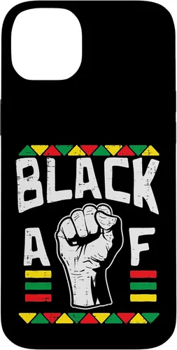 Vista 15 de Black AF Fist Dashiki Kente Pride BLM African American Gift Case for iPhone 17