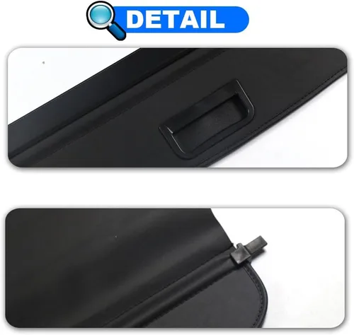 Vista 3 de Cubierta de carga para Jeep Grand Cherokee (2 filas; WL) 4XE Accesorios 2022-2025 2026 Cubierta de seguridad para maletero trasera negra