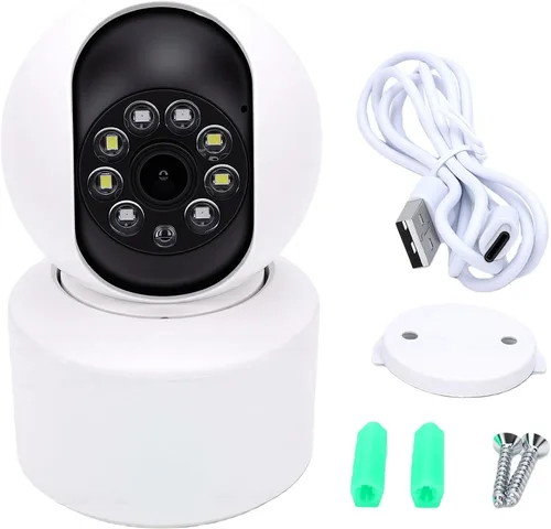 Vista 7 de Indoor Security Camera, 720P HD WiFi Home & Pet Camera