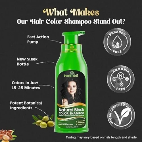 Vista 9 de Herbishh After Color Shampoo Combo contiene champú color para el cabello, tinte para el cabello, 16.9 fl oz de aceite de argán, 1.0 fl oz
