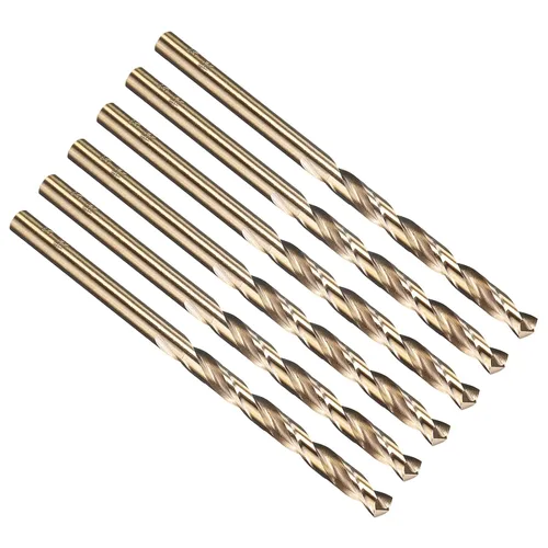 Vista 32 de PATIKIL Broca Jobber de 0.039 in, vástago recto M35 cobalto 5% acero de alta velocidad 135° acabado dorado para metal duro de acero inoxidable - 2