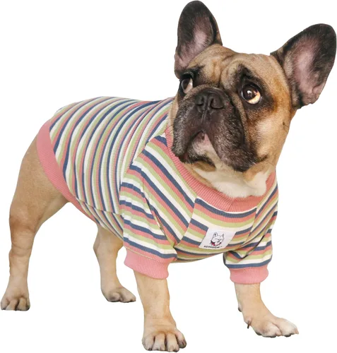 Vista 14 de iChoue - Pijamas y monos para mascotas, traje de cuerpo entero para perros medianos y grandes como para Corgi, Shiba Inu, Bulldog francés, Pug