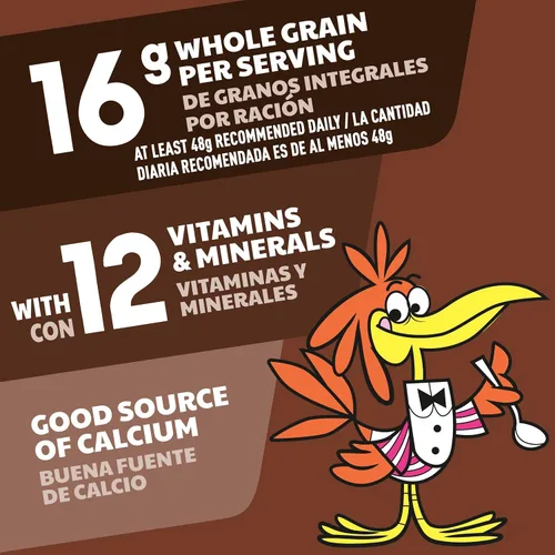 Vista 5 de Cocoa Puffs, Cereal de desayuno de chocolate, granos enteros, 10.4 onzas (paquete de 12)