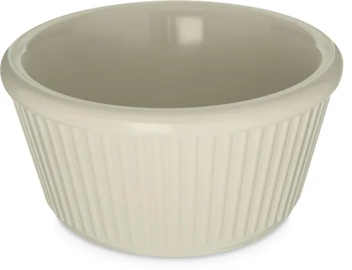 Vista 9 de Carlisle FoodService Products 084302 SAN Ramequin estriado, capacidad de 1 oz, blanco (caja de 48)
