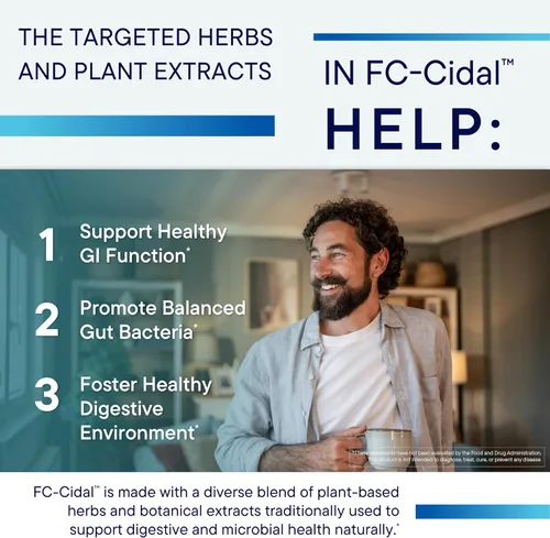 Vista 6 de Biotics investigación, fc-cidal 100 ccapsules