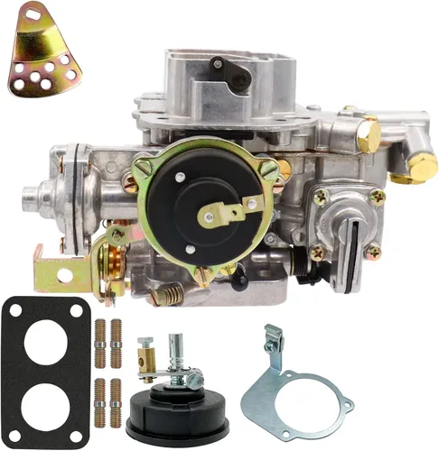 Vista 6 de NENKUTEN Nuevo Carburador 2 Barriles para Weber 32/36 DGV DGEV Estrangulador eléctrico 32x36 para Toyota Pickup Celica Corona 20R 22R Holley Mazda
