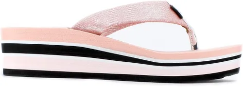 Vista 2 de Nautica Tedori Sandalias de cuña para mujer, sandalias de playa de alta moda, estilo tanga