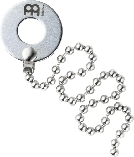 Vista 11 de Meinl Platillos Tocino Platillos Sizzler - Sonido de remache sin taladro, Paseo/Choque/China Stainless Beaded Chain, Instant Sizzle, Low-Profile