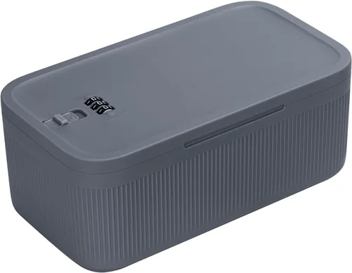 Vista 8 de Caja de Almacenamiento con Cerradura, Estuche Seguro para Medicamentos, Caja de Seguridad para Refrigerador para Artículos Personales Privados