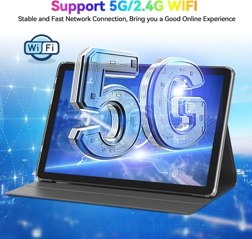 Vista 4 de Última tableta Android 14 2026, 128 GB+16 (8+8 expandir) GB/512 GB Expand, tabletas Octa-Core con WiFi 5G, batería de 8000 mAh, tabletas de 10.1
