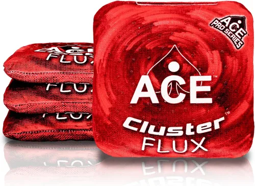 Vista 10 de Cluster Flux Bolsos de Cornhole ACE Pro + Kits PRO Tecnología de Almohadilla de Cluster Doble Cara Resbaladiza y Pegajosa para Todo Clima Negro