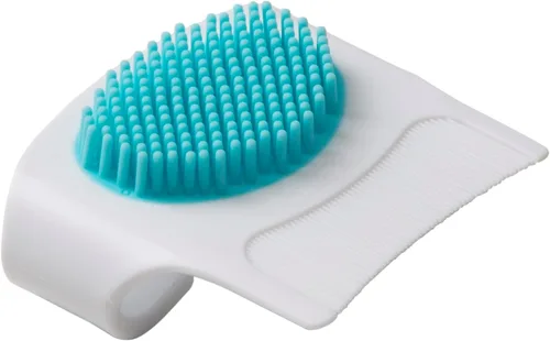 Vista 7 de Safety 1st Cepillo y peine para dermatitis seborreica, Blanco/Azul