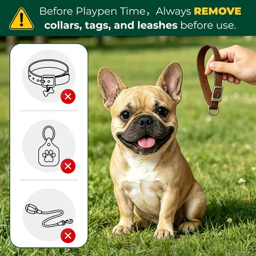 Vista 5 de FXW Rollick - Corralito para perros para patio, campamento con casa rodante, patentado, 24 pulgadas, 2 paneles