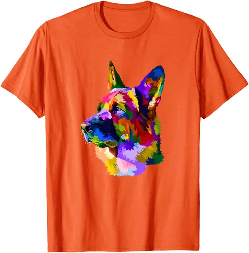 Vista 73 de Camiseta para dueño de perro de pastor alemán, Negro