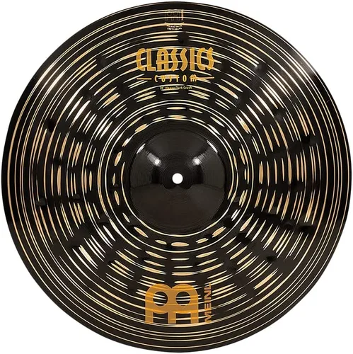 Vista 16 de Meinl Crash Platillo de 16 pulgadas – Classics Custom Dark – Fabricado en Alemania, 2 años de garantía (CC16DAC) Platillo para batería de bronce