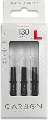 Vista 6 de L-style L-Shaft Carbon Locked Dart Shafts – Lightweight Carbon Shafts for Soft Tip & Steel Tip Darts – Set of 3